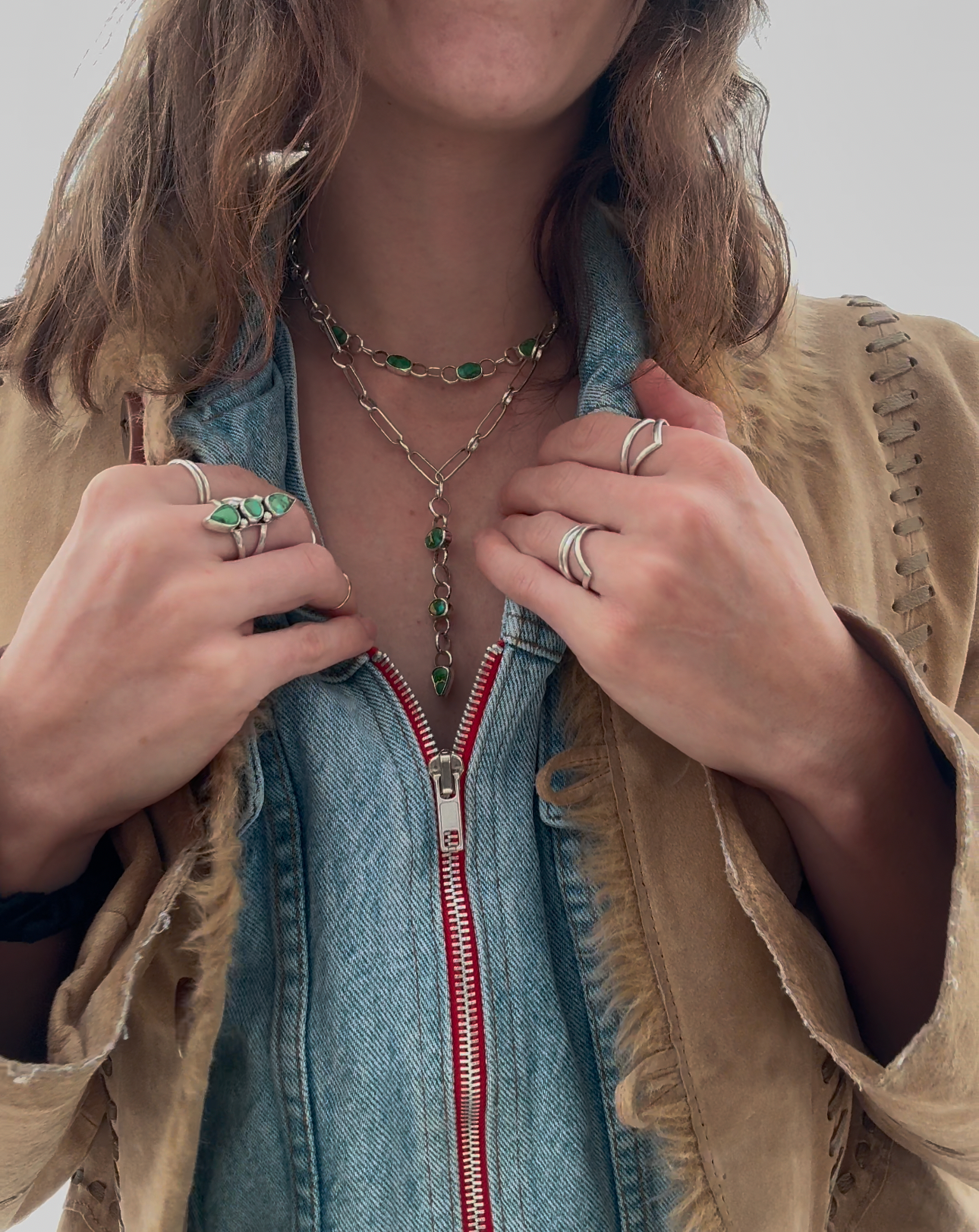 Sonoran Mountain Bolo Necklace